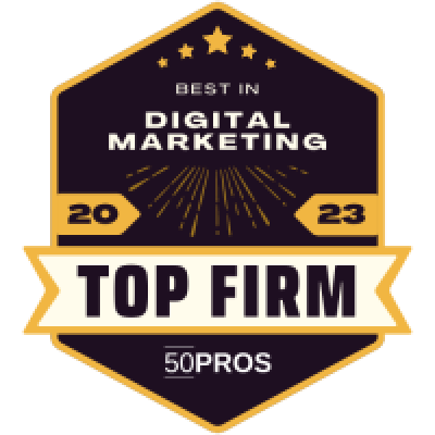 Best in Digital Marketing 2023 50 Pros Award